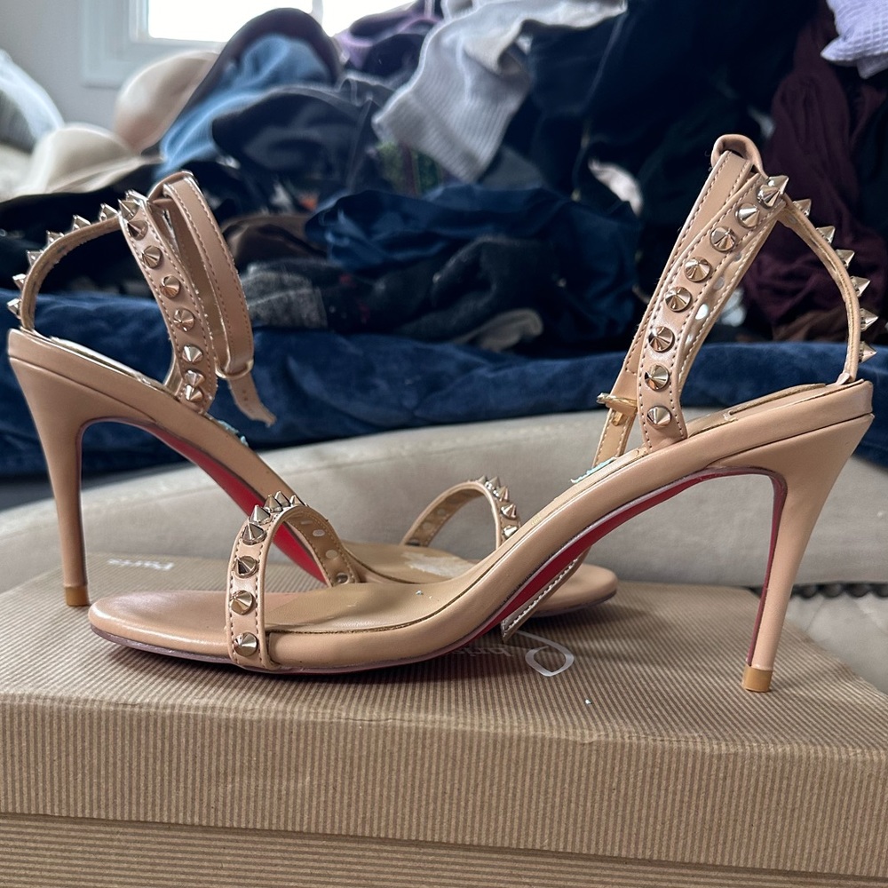 Sexy Spiked Nude Sandals DUPES for Christian Louboutin